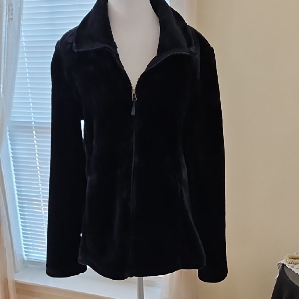 Cozy Black Teddy Jacket